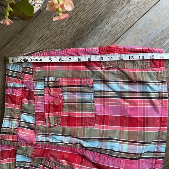 French Cuff Pink Plaid Skort - Picture 9 of 10
